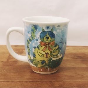 Cat lover mug.